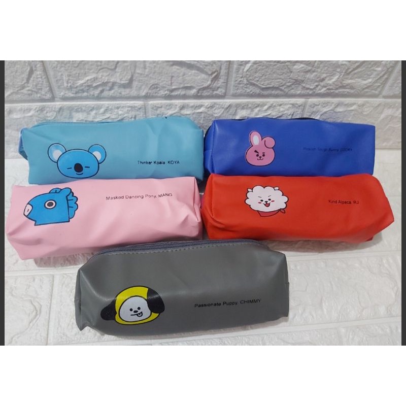 

tempat pensil BTS BT21 sleting