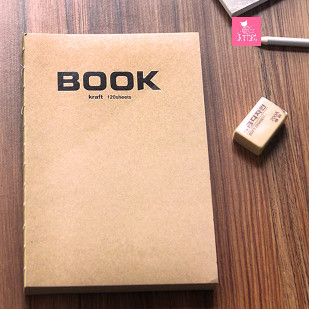 

POTENTATE Book Kraft Paper A5++ / Kertas Coklat Natural Journal Diary Memo Blank Page