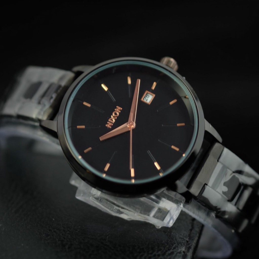 Jam Tangan Pria Wanita Nixon Tanggal Tali Rantai