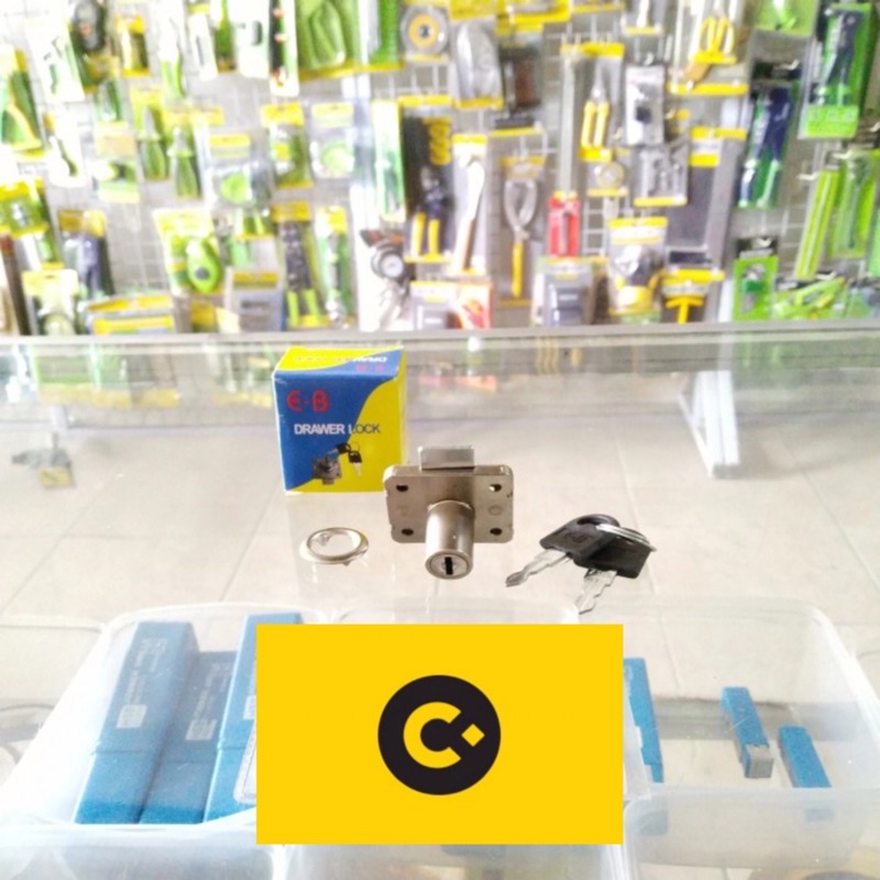 DRAWER LOCK MODEL 101 RRT KUNCI LACI LEMARI PINTU MEJA GEMBOK BESI CMart
