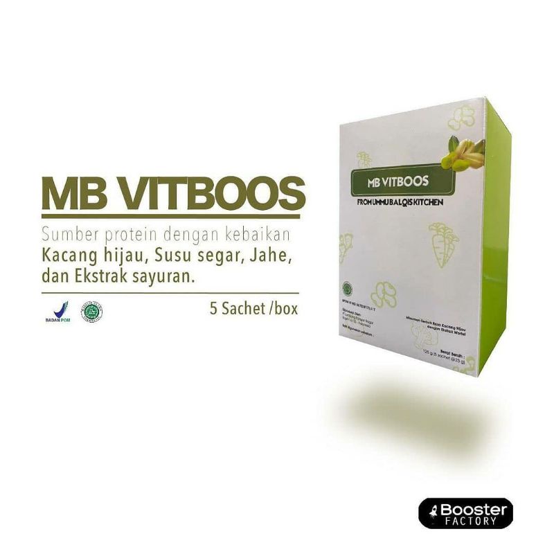 

MB vitboos / mungbean vitboos serbuk (diperkaya sayuran alami) ORI by Booster Factory
