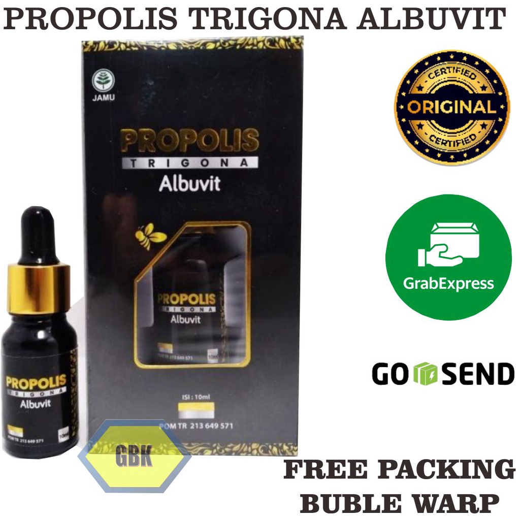 Albuvit - PROPOLIS TRIGONA 10ml Original Suplemen Kesehatan BPOM HALAL