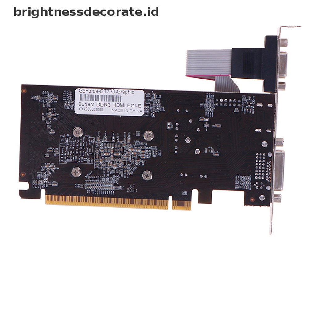 Gt730 Kartu Grafik Video Ddr3 64bit 2g Untuk Komputer