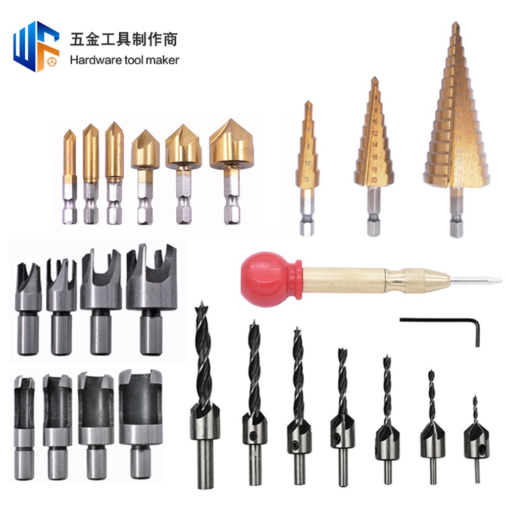 Hardware Tool Maker Mata Bor Drill Bit Set 24 PCS - ZSD1