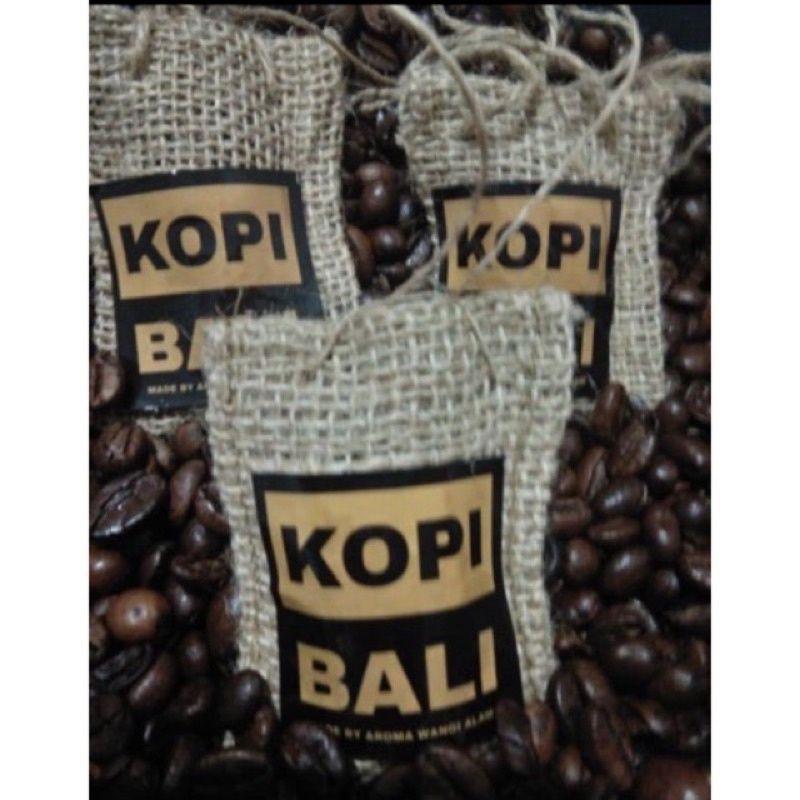 Pengharum Pewangi Gantungan Mobil Biji Kopi Bali Parfum Ruangan Aroma Coffee Lampung