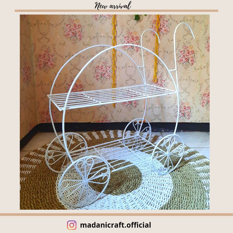 RAK BUNGA RODA /RAK BESI RODA