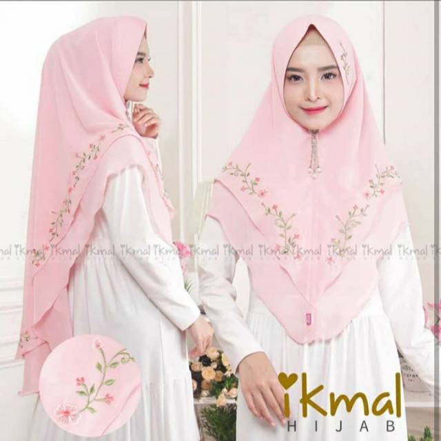 Dua layer bordir by ikmal hijab