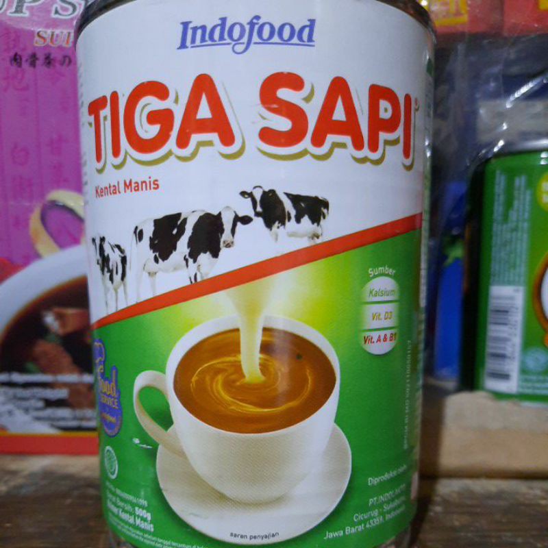 

Susu Kental Manis Indofood Tiga Sapi 500 Gram