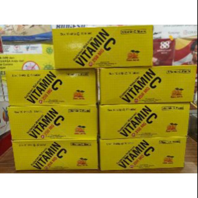 Vit c 250 mg merk IFI tablet isi 10 tablet