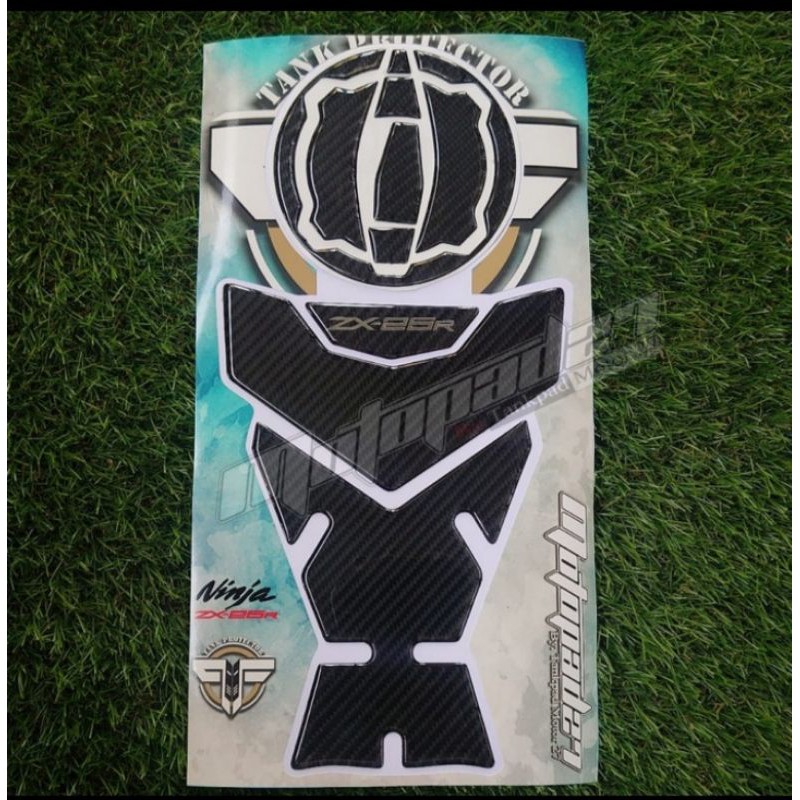 Sticker Stiker Resin Tankpad Carbon Karbon Kawasaki ZX25R Premium