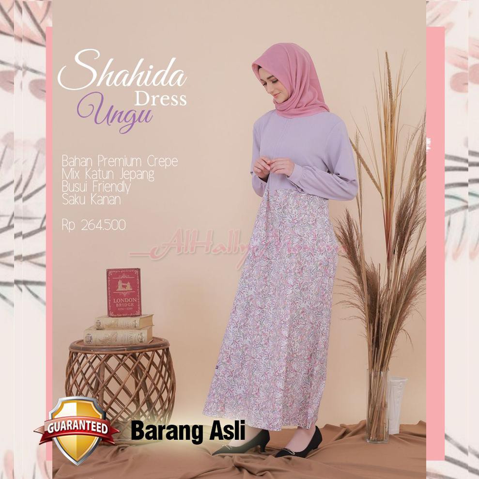 Syahida dress gamis premium feminim