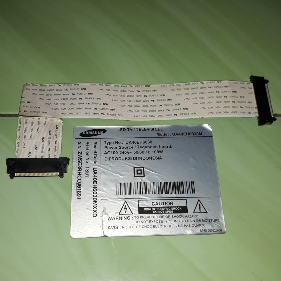 Flexible Fleksibel LVDS Samsung UA40EH6030M UA40EH6030 40EH6030