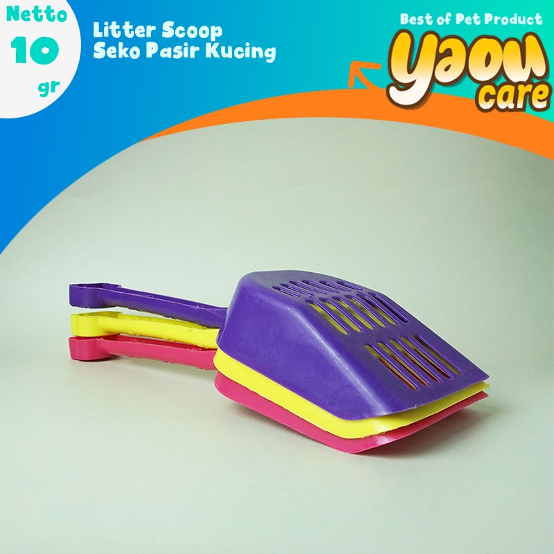 Serokan Pasir Kucing - Serokan Kucing - Sekop Pasir Kucing - Sekop Kucing