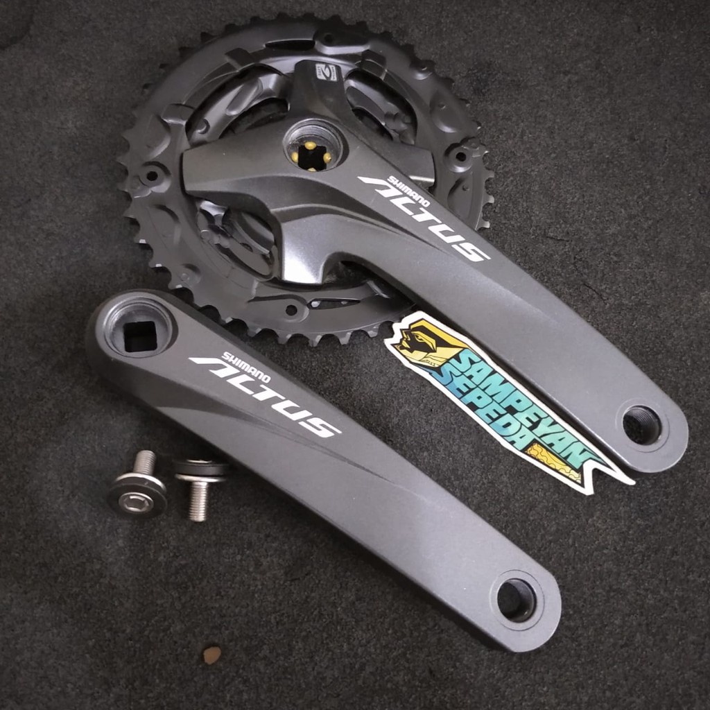 Crank Gir Gear Depan Sepeda MTB Federal Shimano Altus M2000 40-30-22T