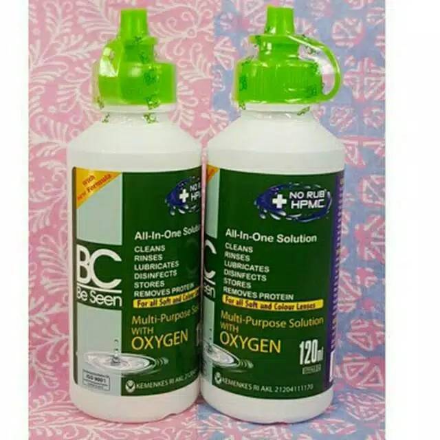 Cairan BC seen 120ml/air pencuci soflen/air perendam soflens BC be seen