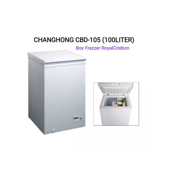 Box Freezer Changhong type CBD-105(100liter)will kota cirebo