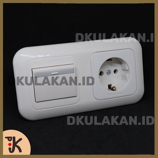 Jual SAKLAR ENGKEL / SAKLAR TUNGGAL JUMBO + STOP KONTAK NON CP ...