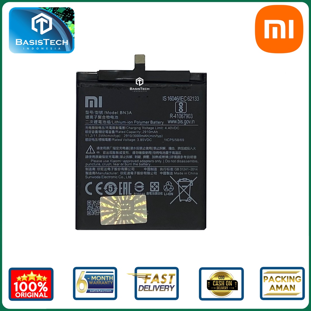 BATERAI XIAOMI GO - XIAOMI REDMI GO - BN3A - ORI