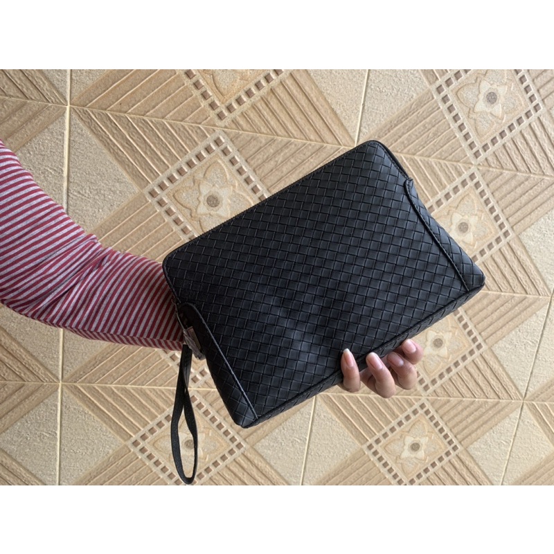 Handbag Kulit Asli clutch Pria Wanita