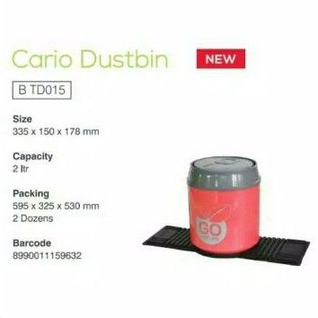 CARIO DUSTBIN MASPION / TEMPAT SAMPAH MOBIL / TONG SAMPAH MOBIL / TONG SAMPAH MINI