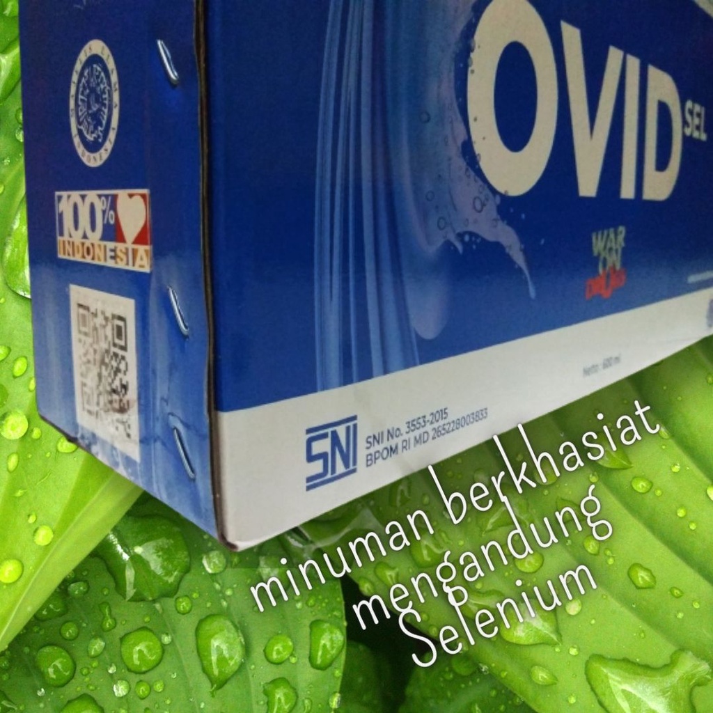 

AIR MINUMAN MINERAL SEHAT OVID SELENIUM BUAT DIABETES STROKE COVID HIPERTENSI MAAG OBESITAS PENUAAN DINI DLL