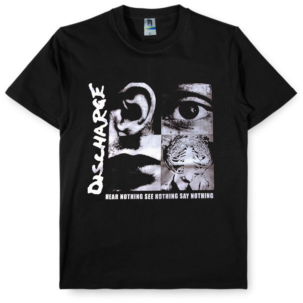 kaos Band punk discharge tag merchcons