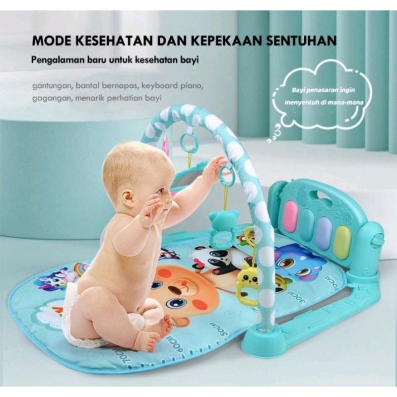 Jual Play Gym Piano Musik Mainan Bayi Merangsang Pertumbuhan Motorik ...