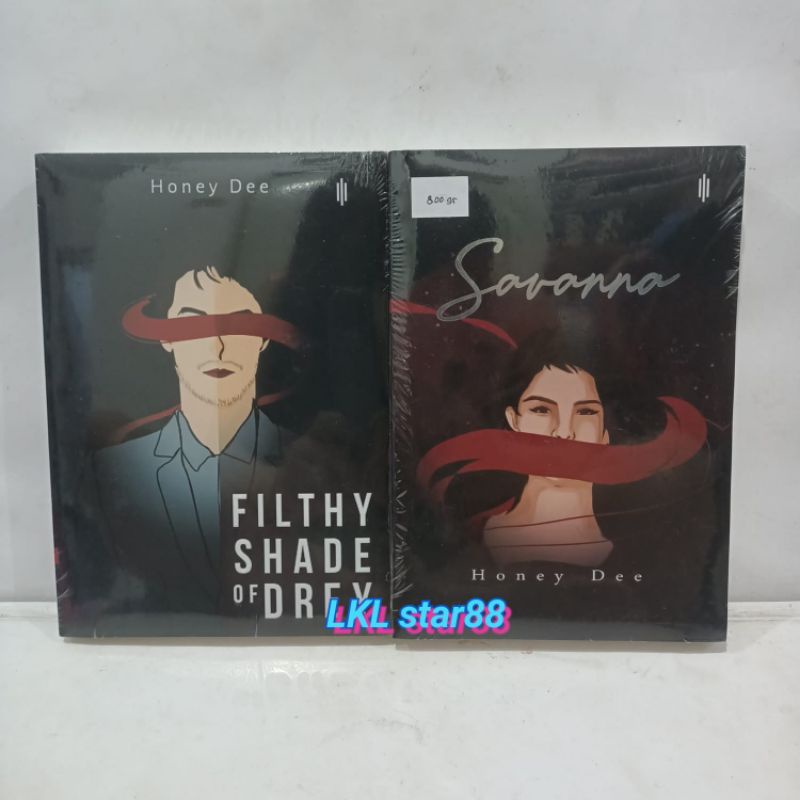 Bundling Buku Novel Filthy Shade of Drey + Savanna by Honey Dee