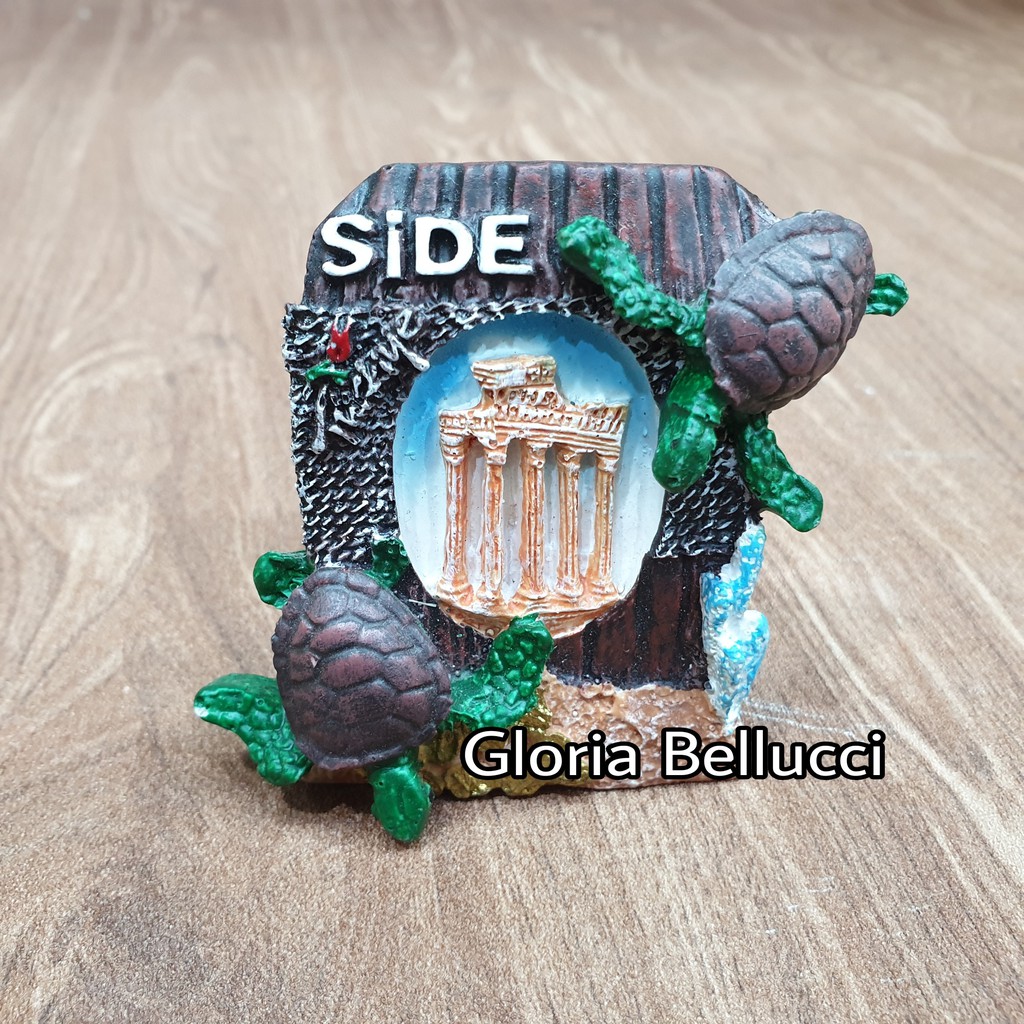 tempelan kulkas magnet side orenyeri turkey souvenir oleh2 negara turki turkiye