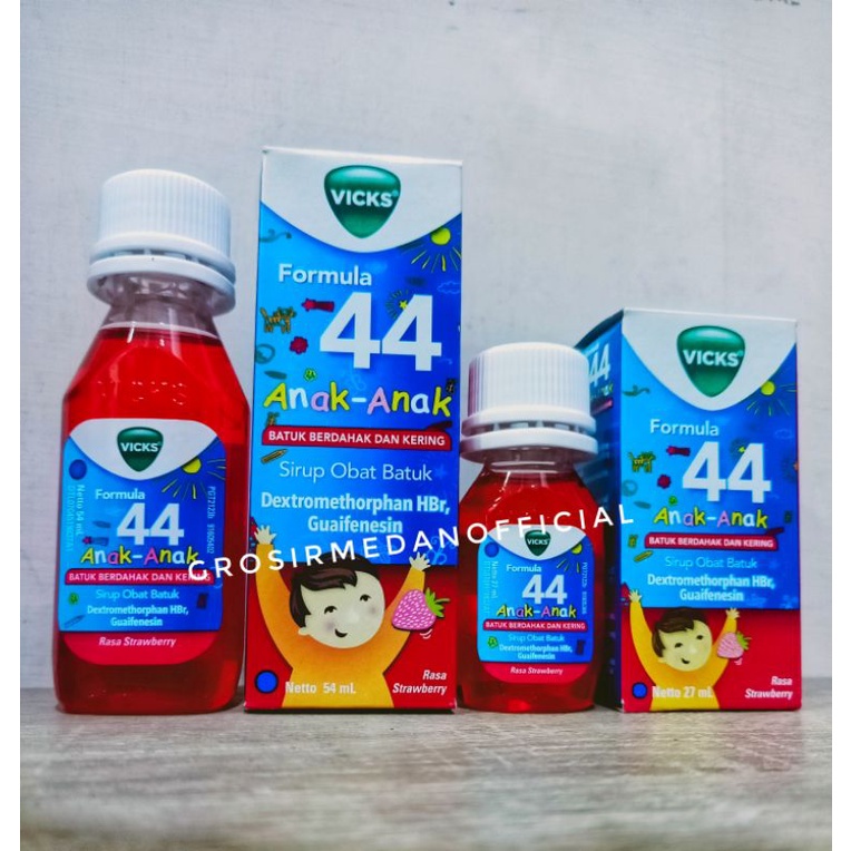 VICKS FORMULA 44 SIRUP ANAK - OBAT BATUK ANAK