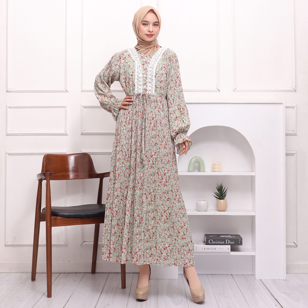 Gamis Maxy Dress Ceruti Terbaru Marya 04