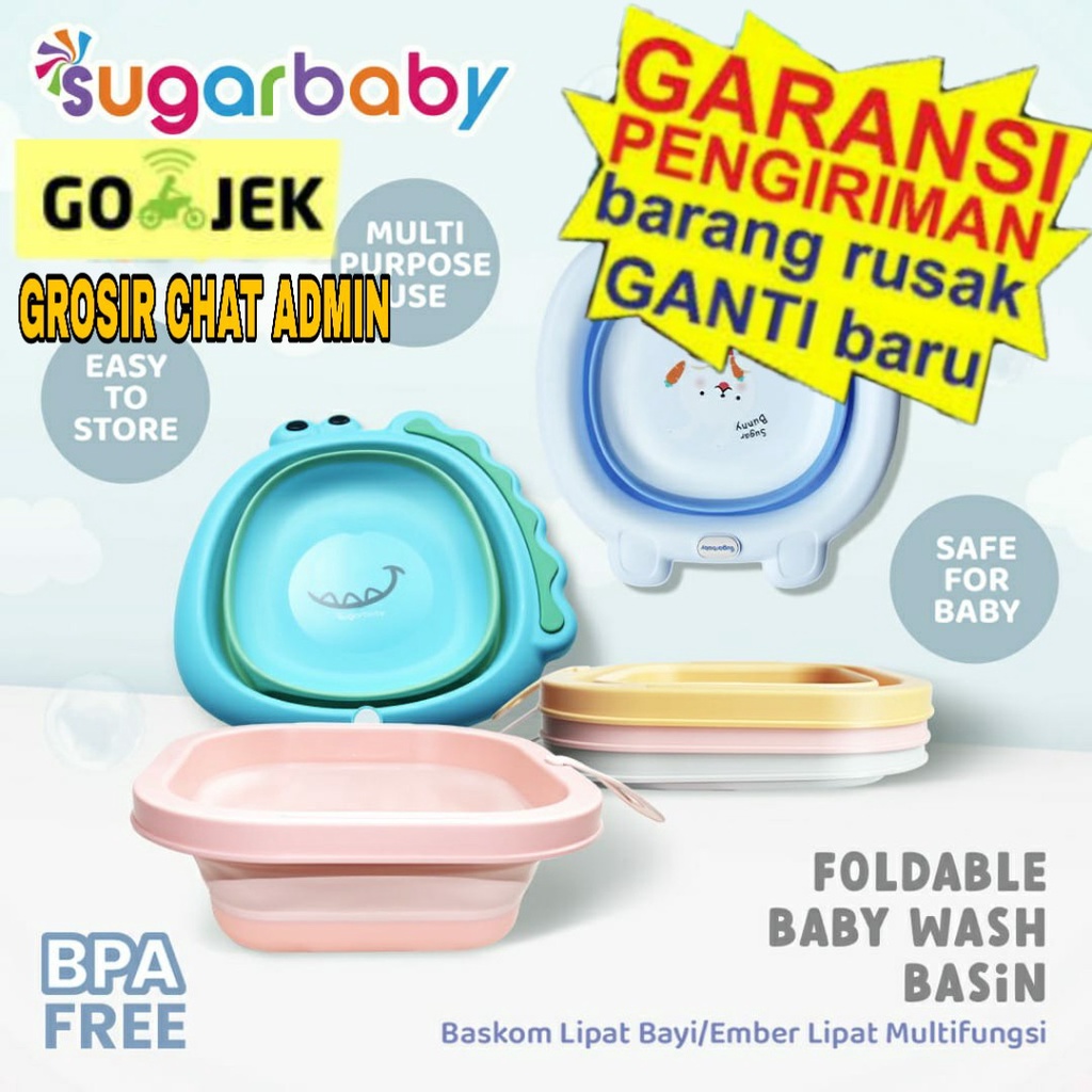 Sugarbaby Foldable Baby Wash Basin/Baskom Lipat Bayi/Ember Lipat Multifungsi Sugarbaby FoldableSugarbaby Foldable Baby Wash Basin basin Baskom Lipat Bayi/Ember Lipat Multifungsi SugarBaby NEW Foldable Basin / Baskom Lipat / Ember Lipat Multifungsi Sugar B