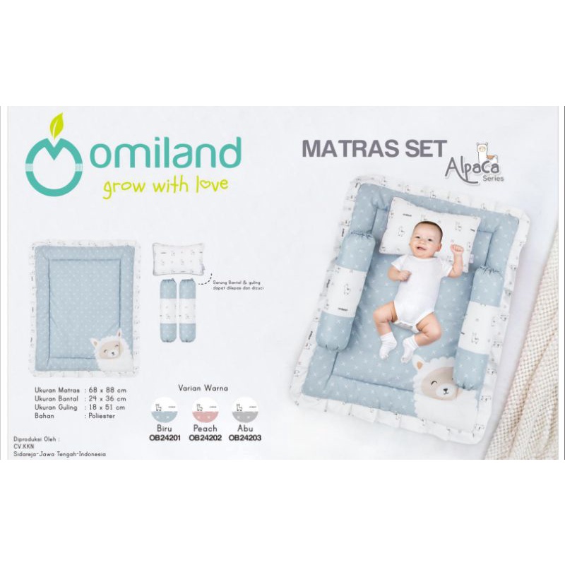 Omiland Baby Mattres Set Alpaca Series