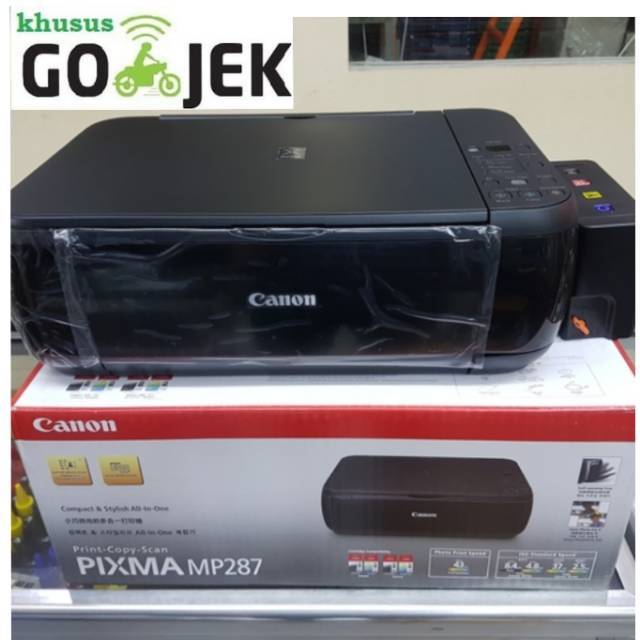 Printer Canon Pixma Mp287 Mp 287 Multi Function All In One Infus Box Shopee Indonesia