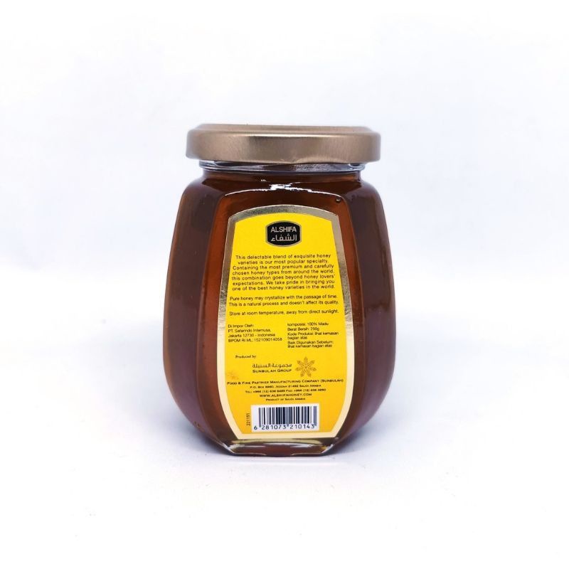 Madu Al Shifa Natural Honey 250gr 100% Madu Murni Original