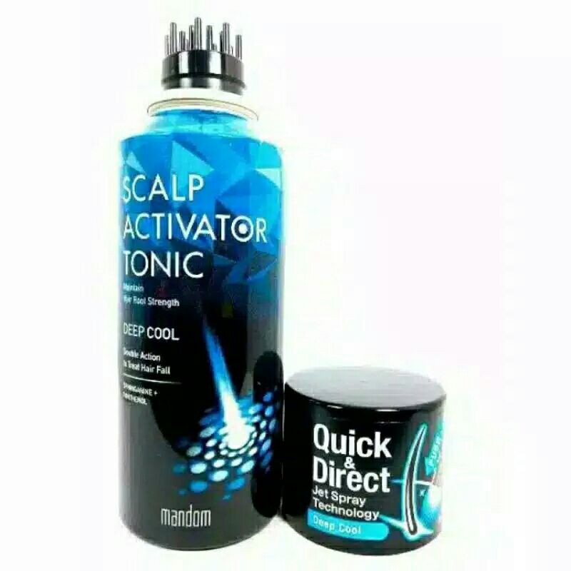 MANDOM JET SPRAY SCAPLP ACTIVATOR HAIR TONIC 150ML ORIGINAL 100%