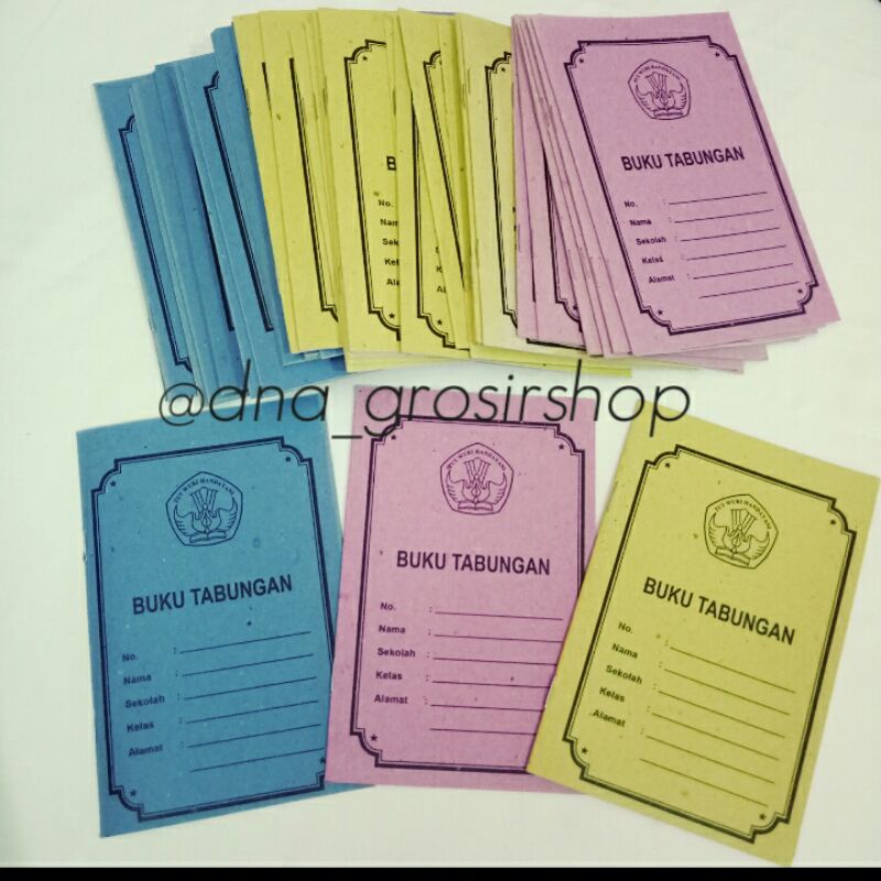 

(1 Pcs) Buku Tabungan Kecil Merk Motto