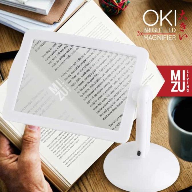 

Promo Awal tahun MIZU OKI Bright LED Magnifier Bright Viewer Layar Pembesar Bantu Baca Promo Awal