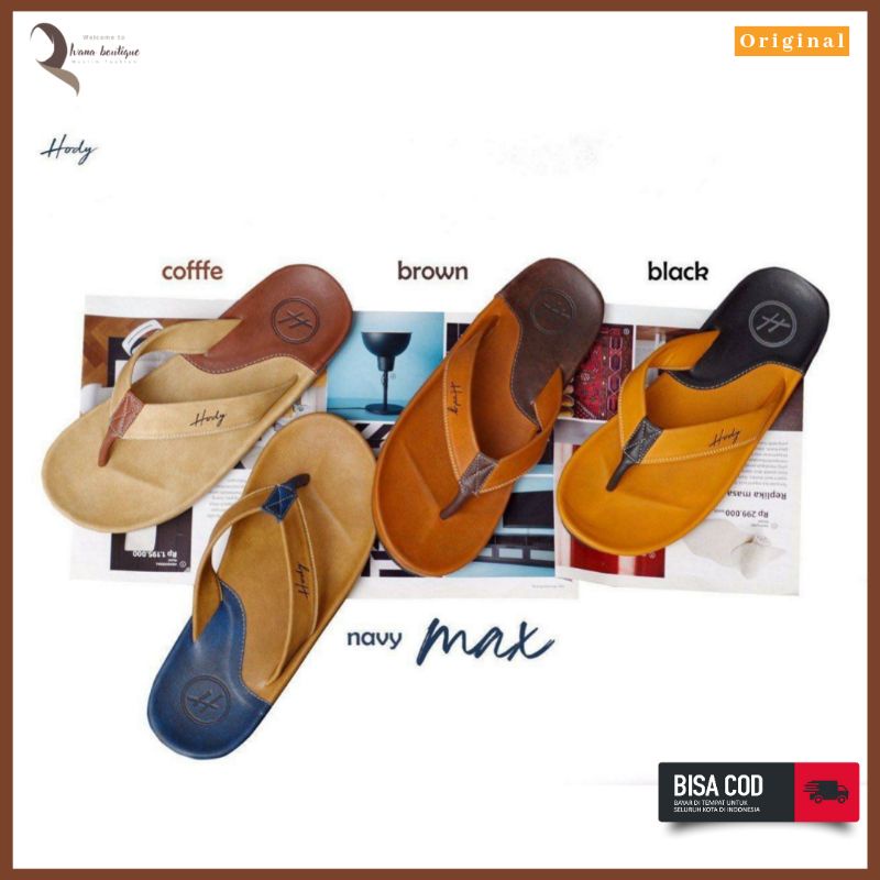 MAX By Hody Sandal Pria Dewasa Model Trendy Anti Slip