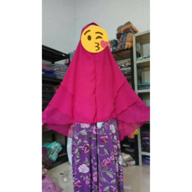 KHIMAR CERUTY 3 LAYER NON PET