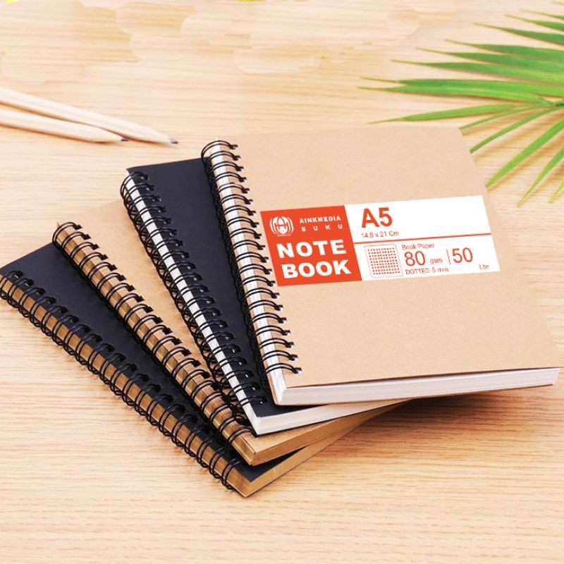 

NOTEBOOK A5 / NOTEBOOK DOTTED#TITIK2#LINE/GARIS#KOTAK2/GRID/JURNAL/BUKU CATATAN