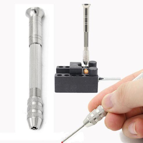 Mini Pen Hand Drill Bor Tangan Manual Stainless Steel Pcb Dhtron92 Ayo Beli
