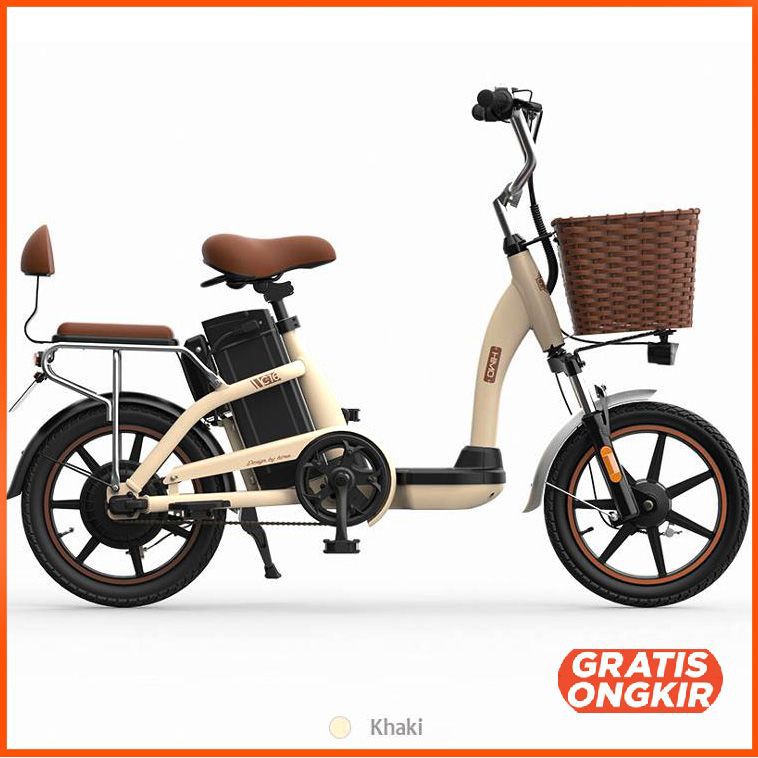 Sepeda listrik 2 orang Xiaomi HIMO C16 City Smart Moped 250W