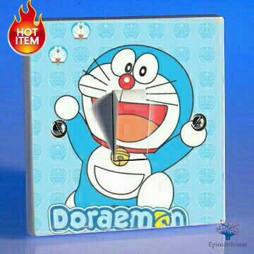 Doraemon - STICKER STIKER TOMBOL LAMPU SAKLAR