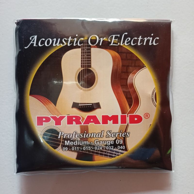 senar gitar/guitar piramid/pyramid akustik/elektrik