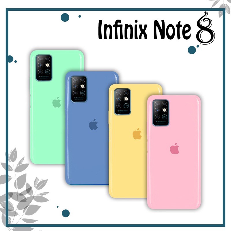 

#910 Infinix Note 8 (Typelainviachat) colour cute apl maxcase #211