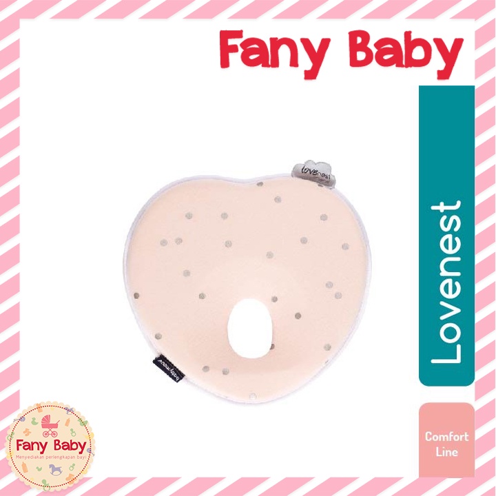 BABYMOOV - Lovenest Pink / Bantal Anti Peyang Bayi / Bantal Bayi