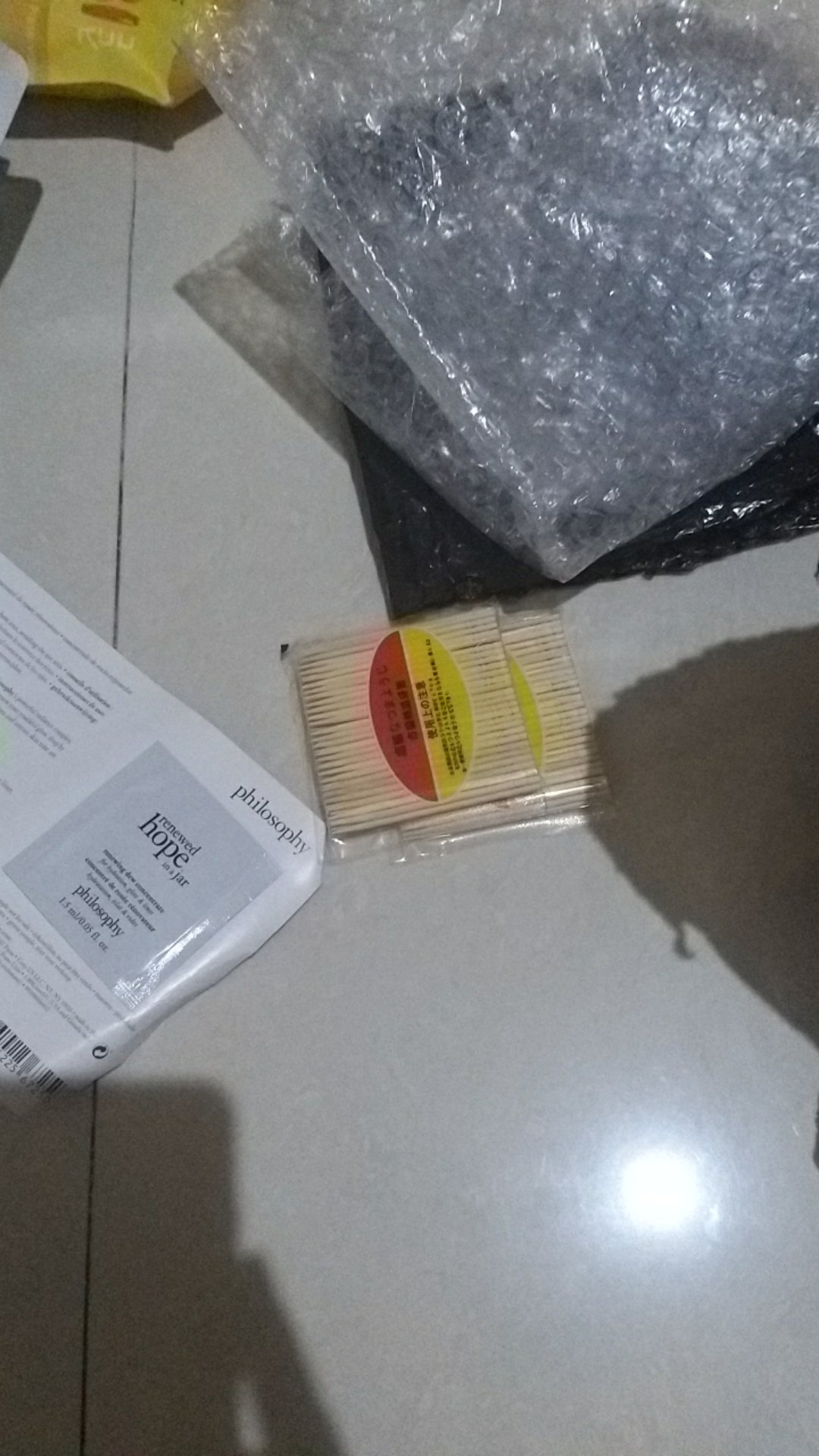Tusuk Gigi Bambu 1 Sisi Tumpul Per Pak Kecil Isi +-78-80pcs