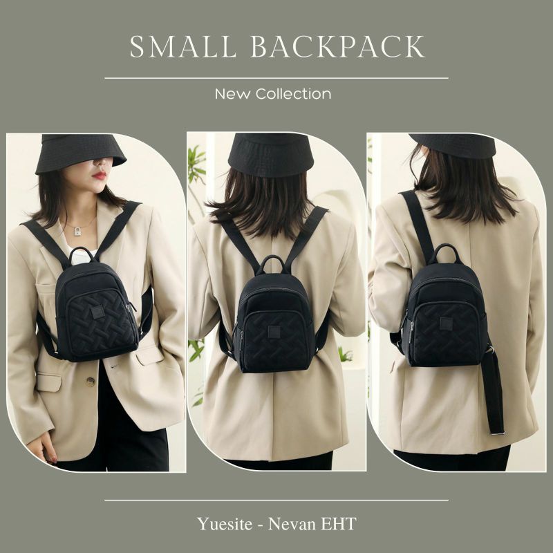 TAS RANSEL KECIL YUESITE NEVAN CL SMALL BACKPACK ORI ANTI AIR KEKINIAN CYUTEBAGS