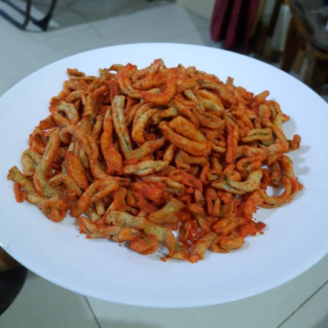 

Usus ayam crispy balado pedas